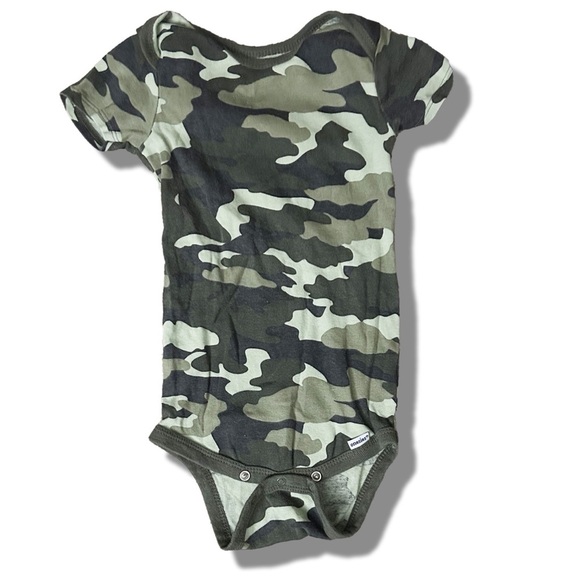 GERBER 6 Pack BUNDLE short sleeve onesies for 12M Baby Boy Woodland Creatures - Picture 5 of 9